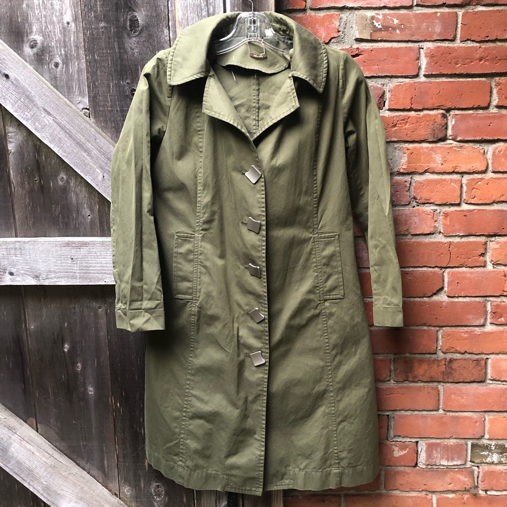Women’s Olive Green Trench Coat